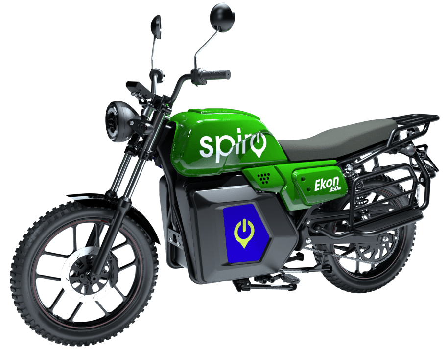 SPIRO EKON electric motorcycle - sustainable transport solution